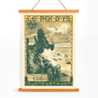 Poster of Édouard Lalo's Le roi d'Ys by Auguste François-Marie Gorguet depicting a dramatic seaside scene Poster of Édouard Lalo's Le roi d'Ys by Auguste François-Marie Gorguet depicting stormy seas and people along the rocky shore