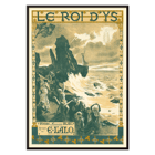 Poster of Édouard Lalo's Le roi d'Ys by Auguste François-Marie Gorguet depicting a dramatic seaside scene Poster of Édouard Lalo's Le roi d'Ys by Auguste François-Marie Gorguet depicting stormy seas and people along the rocky shore
