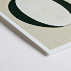 Abstract geometric design by Hilma af Klint titled Judaism and Paganism Standpoint Poster featuring abstract artwork Judaism and Paganism Standpoint by Hilma af Klint with a large central oval shape.