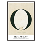 Abstract geometric design by Hilma af Klint titled Judaism and Paganism Standpoint Poster featuring abstract artwork Judaism and Paganism Standpoint by Hilma af Klint with a large central oval shape.
