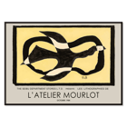 Bird passing through a Cloud by George Braque L’Atelier Mourlot exhibition poster artwork Bird passing through a Cloud by George Braque exhibition poster for L’Atelier Mourlot featuring abstract imagery.