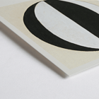 Abstract artwork The Current Standpoint of the Mahatmas by Hilma Af Klint featuring geometric shapes Poster of Hilma Af Klint's artwork The Current Standpoint of the Mahatmas featuring a black and white abstract circular design.
