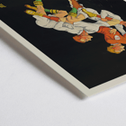 Bec-Kina de Michel Liebeaux présente des athlètes cherchant une bouteille dans une œuvre d'art dynamique sur le thème du sport Poster d'athlètes cherchant une bouteille aux couleurs vibrantes et au mouvement dynamique de Michel Liebeaux intitulée Bec-Kina.