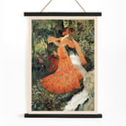 Elegante vicino a una primavera