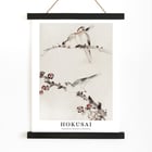 Three Birds Perched on Branches Three Birds Perched on Branches