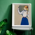 Frau mit Regenschirm Frau mit Regenschirm