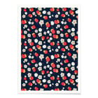 White, gray, pink and red flowers White, gray, pink and red flowers