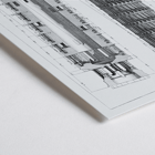 Illustration of the Campanile di Pisa by G.L. Taylor. Poster of architectural drawing of the Leaning Tower of Pisa titled Campanile di Pisa by G.L. Taylor featuring elevations and section views.