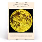 Telescopic appearance of the Moon by James Reynolds features a detailed lunar illustration. Poster of the Moon with detailed illustration by James Reynolds titled Telescopic Appearance of the Moon.