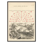 Vintage illustration of ecosystem interactions by Edward Livingston Youmans titled Plate XII Plants Animals and the Air Poster illustrating the interaction of plants animals and air by Edward Livingston Youmans titled Plate XII Plants Animals and the Air