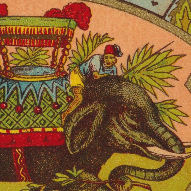 Elephant Tobaco Label Poster Elephant Tobaco Label Poster