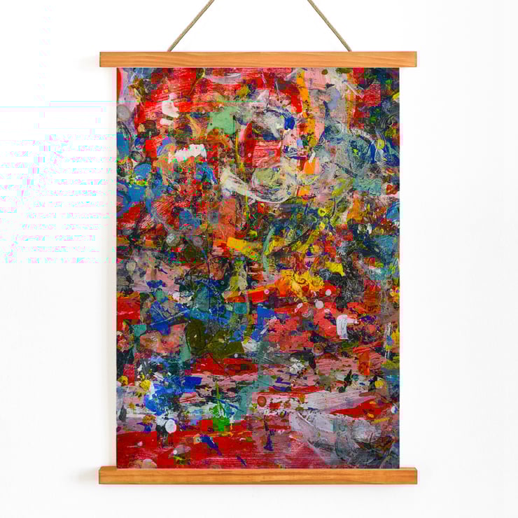 Vibrant colorful abstract artwork by Abstract Patchwork 2 titled Abstract Patchwork 2. Colorful abstract poster showcasing intricate patterns and textures in Abstract Patchwork 2 by Anonymous.