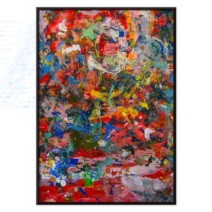 Vibrant colorful abstract artwork by Abstract Patchwork 2 titled Abstract Patchwork 2. Colorful abstract poster showcasing intricate patterns and textures in Abstract Patchwork 2 by Anonymous.