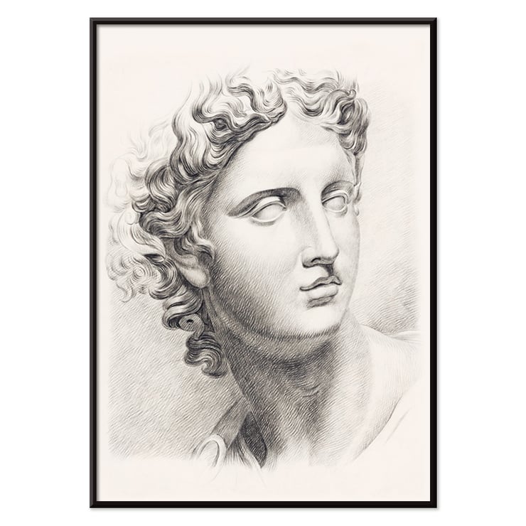 Antique statue head Antique statue head