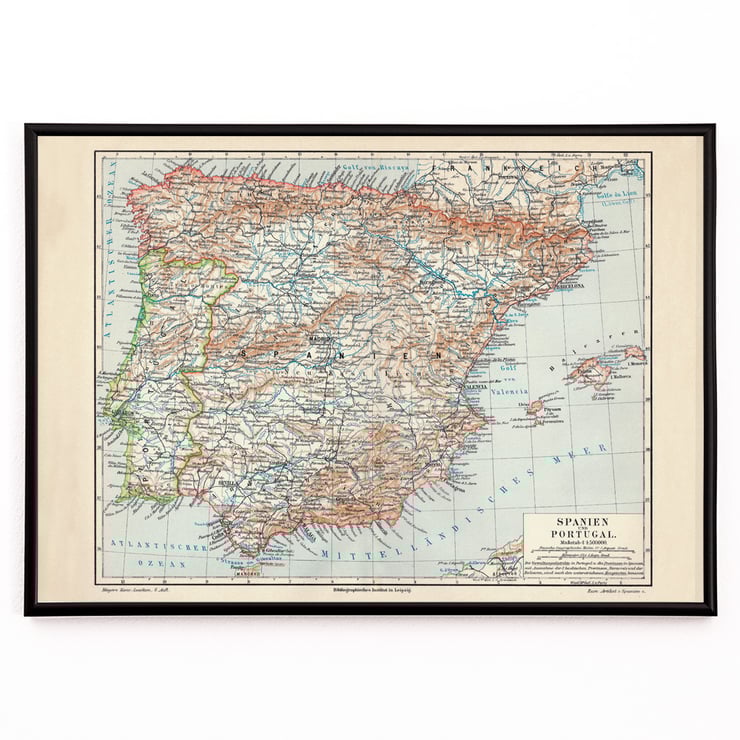 Ancient map of Spain Ancient map of Spain