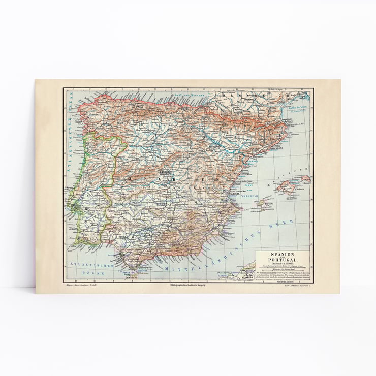 Ancient map of Spain Ancient map of Spain