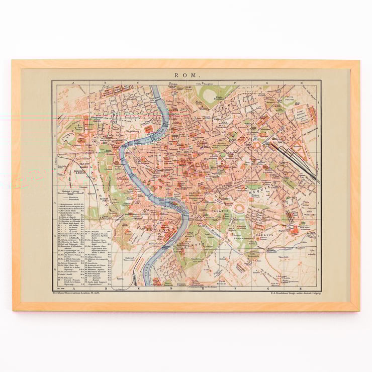 Ancient map of Rome Ancient map of Rome