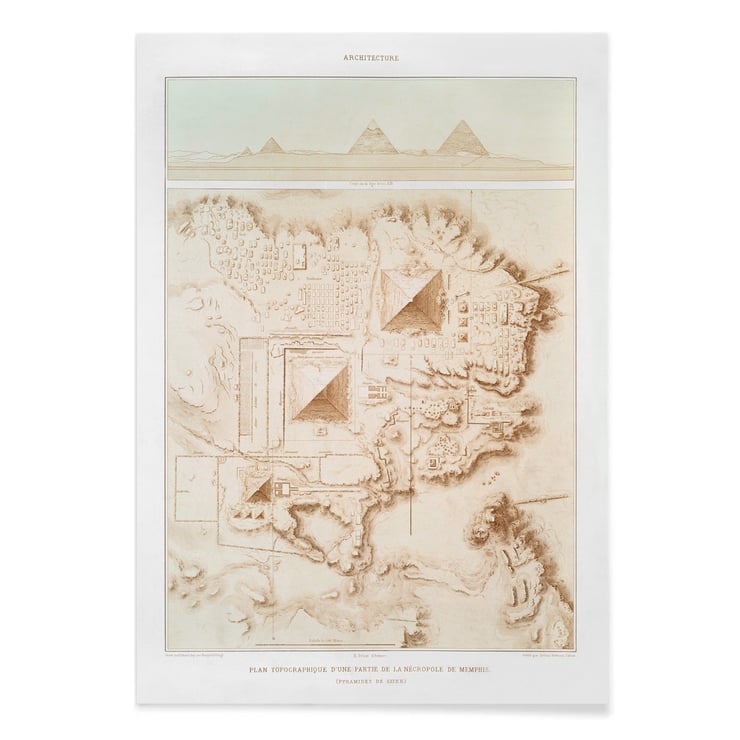 Topographic map of the Memphite Necropolis Topographic map of the Memphite Necropolis