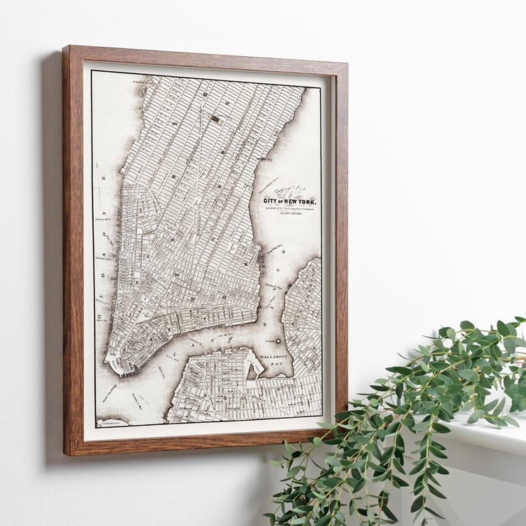 Map of the city of New York Map of the city of New York