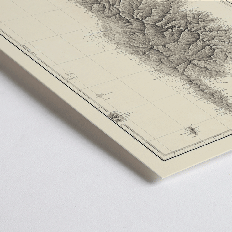 Antique map of Corsica by Depot General de la Marine titled Carte Generale De L'Ile De Corse Poster featuring Carte Generale De L'Ile De Corse by Depot General de la Marine showcasing the detailed geographical map of Corsica