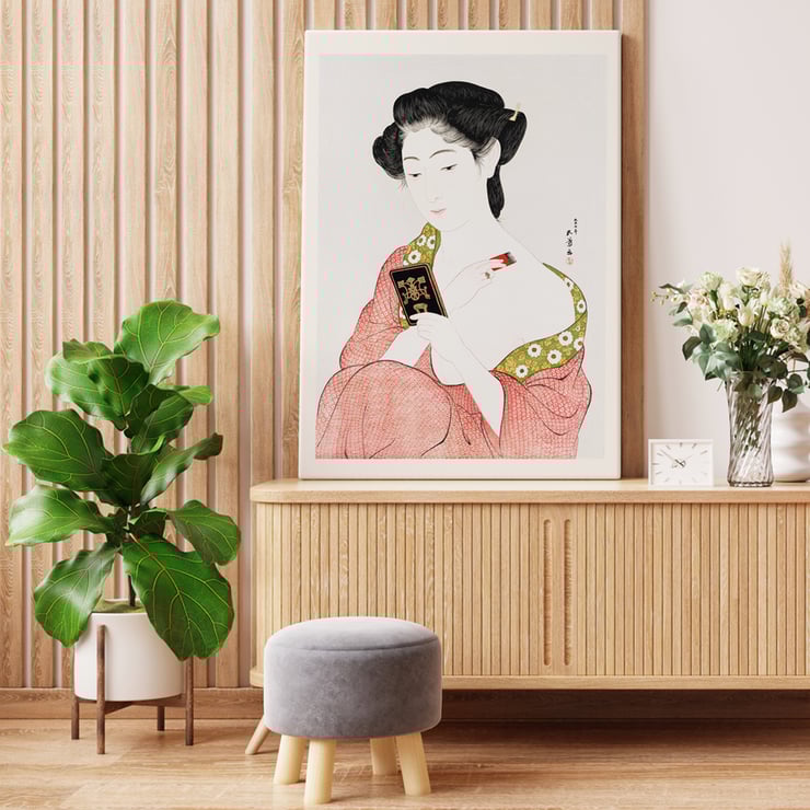 Woman Applying Powder Woman Applying Powder