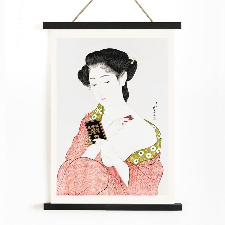 Woman Applying Powder Woman Applying Powder