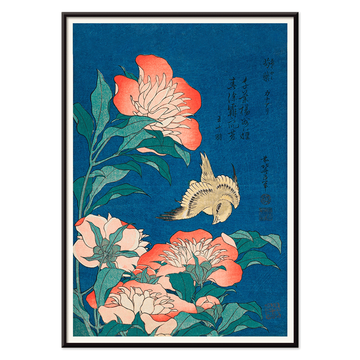 Peonies and Canary Peonies and Canary