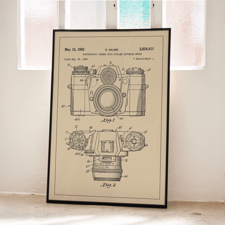 Photographic camera patent Photographic camera patent