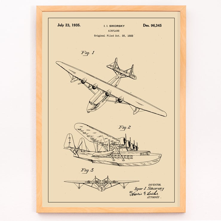 Airplane patent Airplane patent