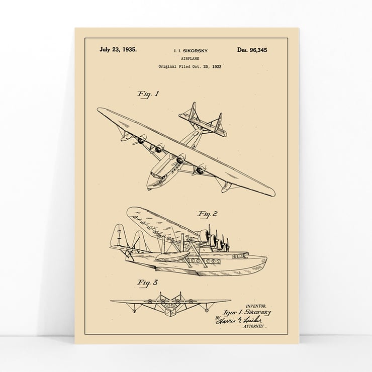 Airplane patent Airplane patent