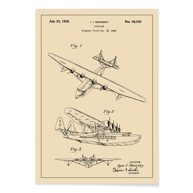 Airplane patent Airplane patent