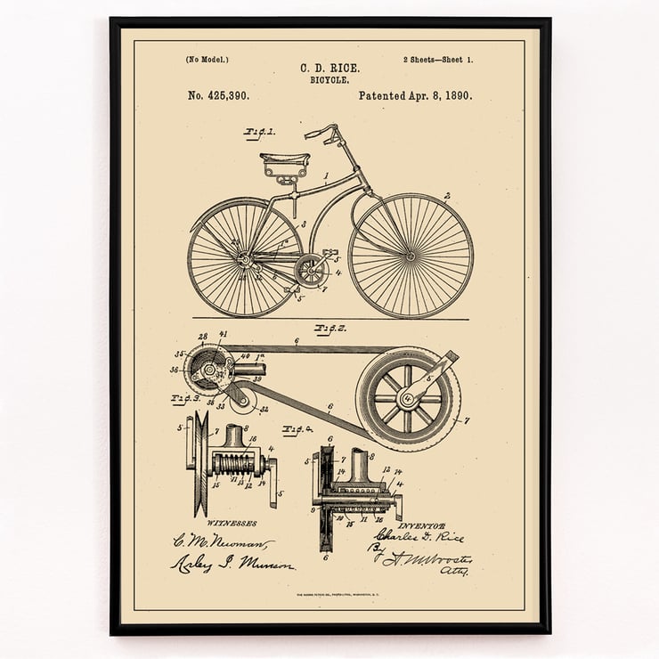 Bicycle patent Bicycle patent