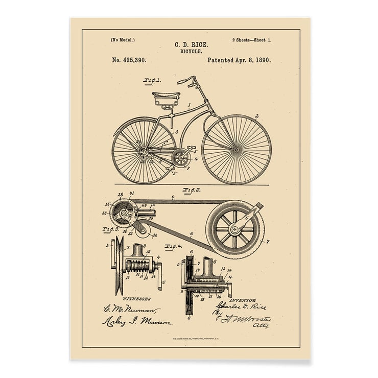 Bicycle patent Bicycle patent