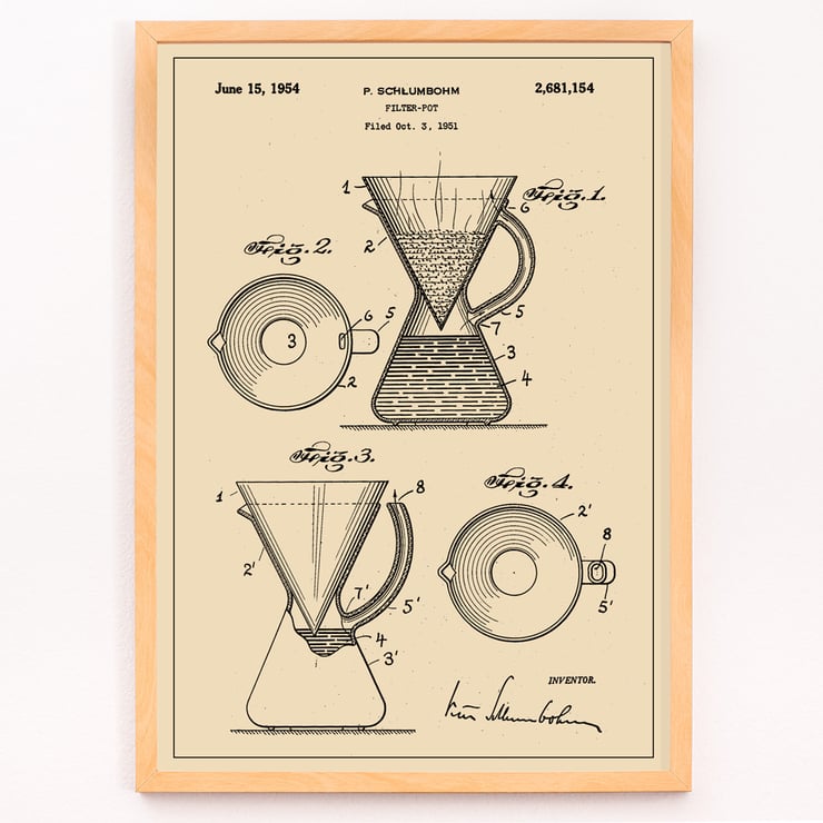 Coffee filter pot patent Coffee filter pot patent