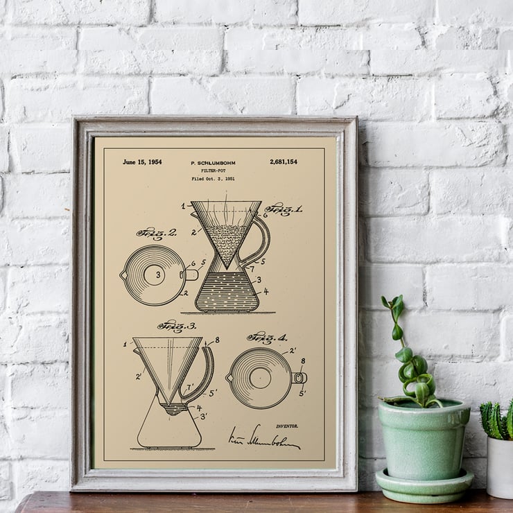 Coffee filter pot patent Coffee filter pot patent
