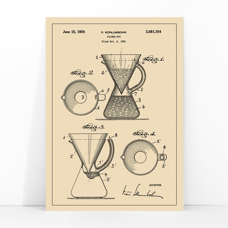 Coffee filter pot patent Coffee filter pot patent