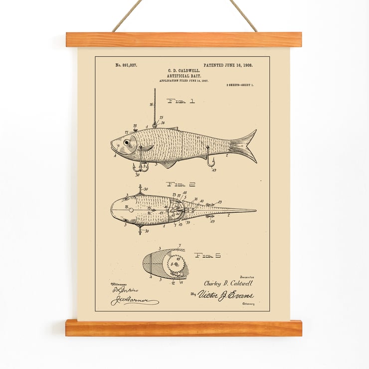 Patent für künstliche Köder Patent für künstliche Köder