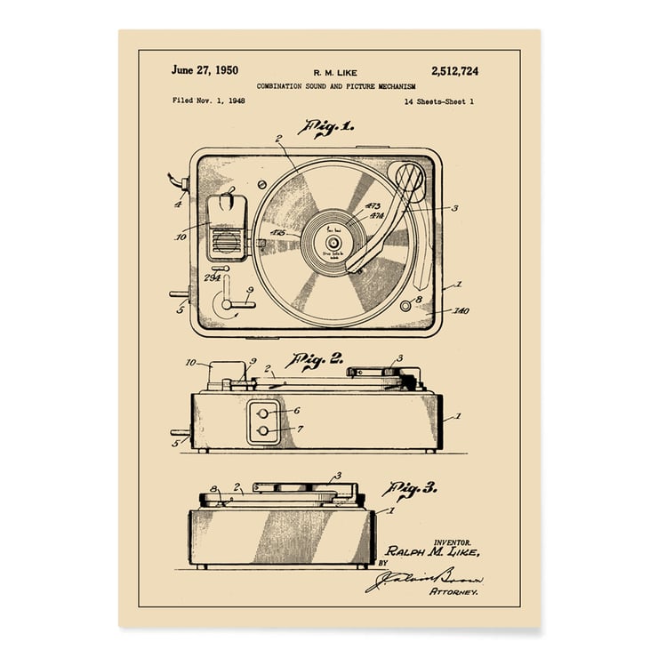Turntable Patent Turntable Patent