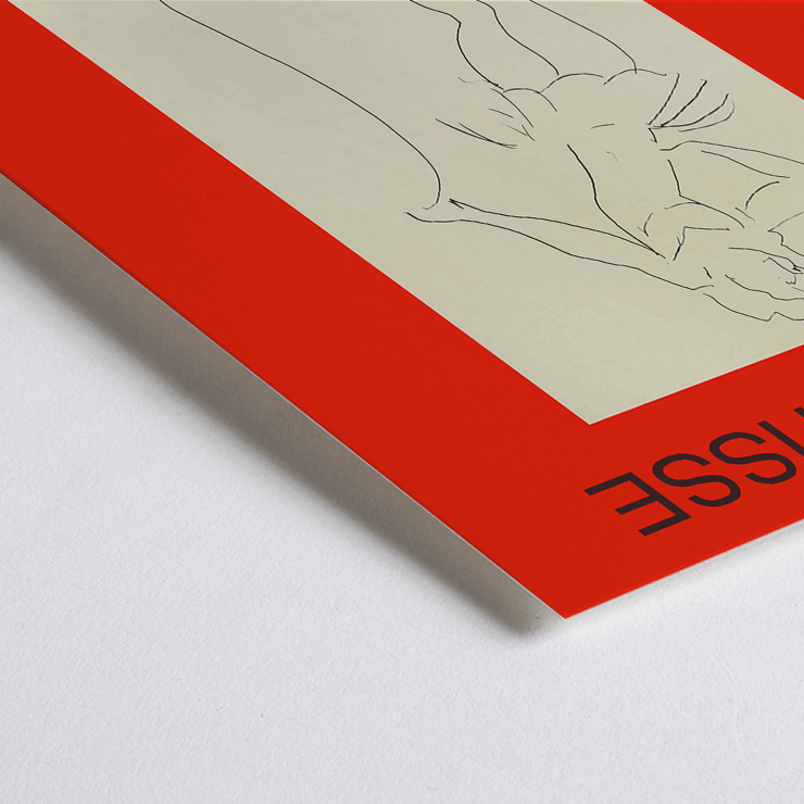 Henri Matisse line drawing at Galerie Jacques Benador Geneve exhibition Poster for Exposition Matisse in Geneve featuring artwork by Henri Matisse with a minimalist line drawing of a standing figure.