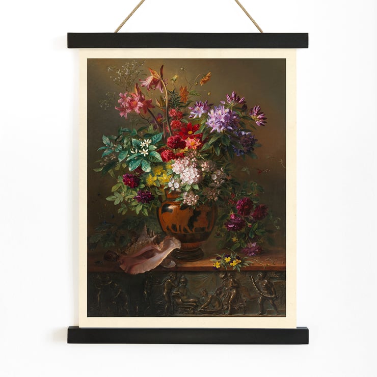 Blumen in einer griechischen Vase Blumen in einer griechischen Vase