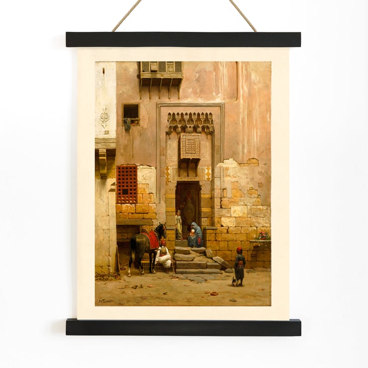 The Courtyard of a house in Cairo The Courtyard of a house in Cairo