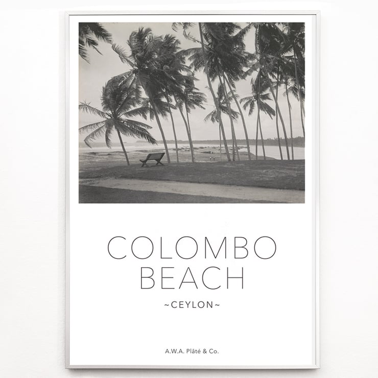 Colombo Beach in Ceylon Colombo Beach in Ceylon