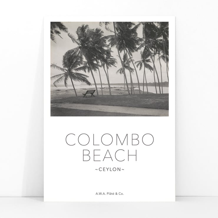 Colombo Beach in Ceylon Colombo Beach in Ceylon