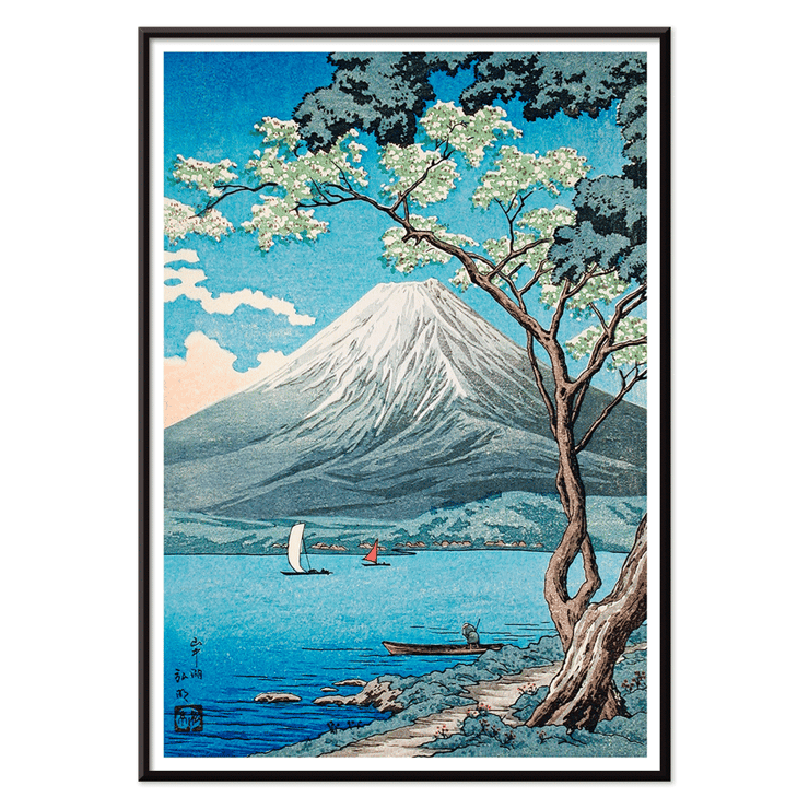 Mont Fuji depuis le lac Yamanaka Mont Fuji depuis le lac Yamanaka