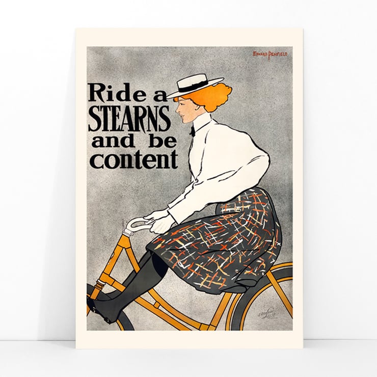 Ride a Stearns and be content Ride a Stearns and be content
