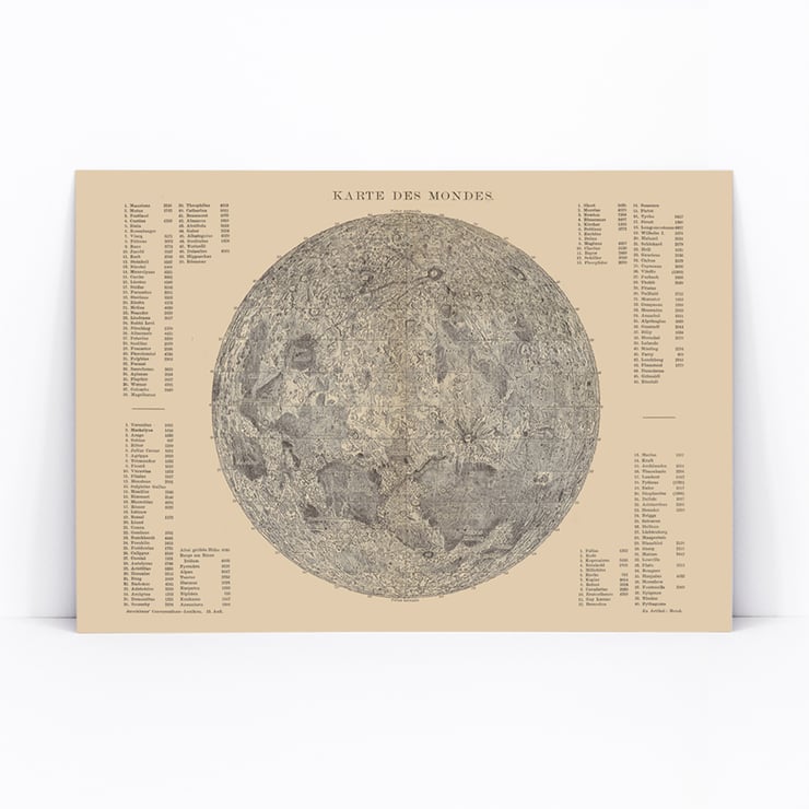 Mappa della luna Mappa della luna