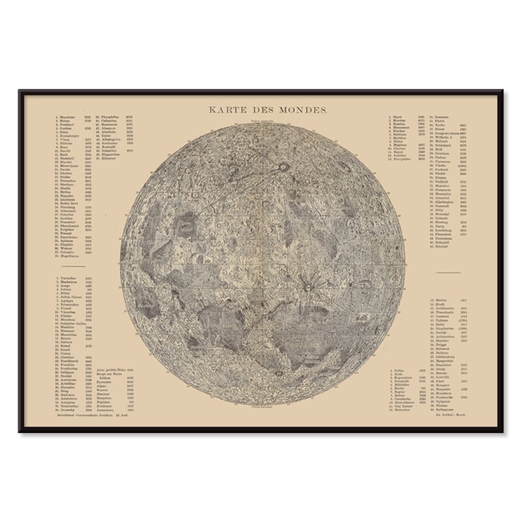 Mappa della luna Mappa della luna