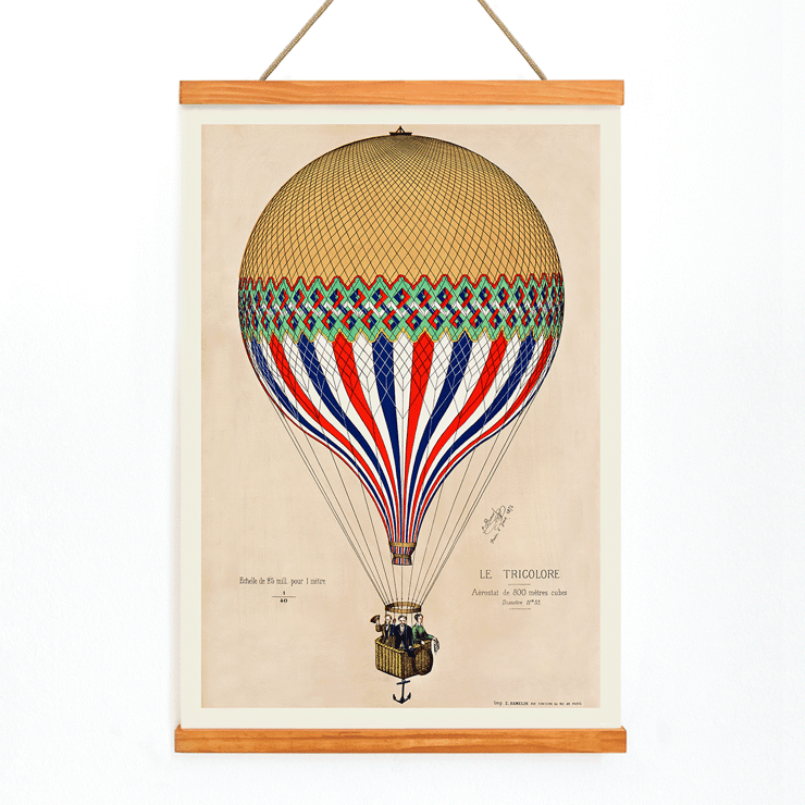 The Tricolor balloon The Tricolor balloon