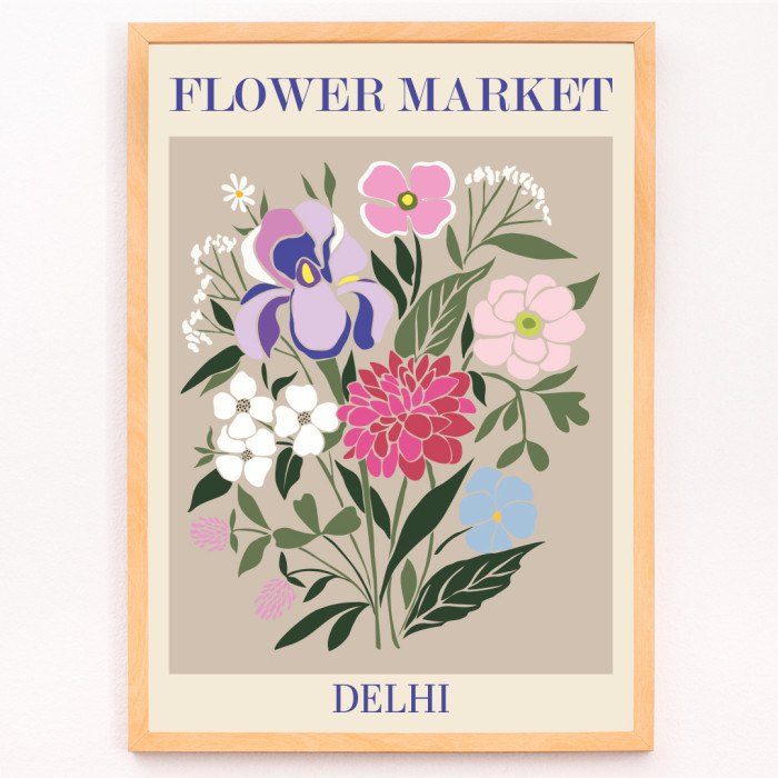 Marché aux fleurs - Delhi