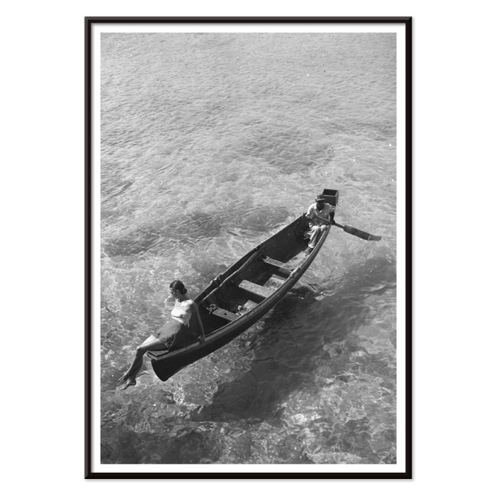 Mannequin sur le bord du bateau